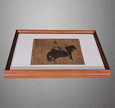 灵武书画装裱配框服务案例